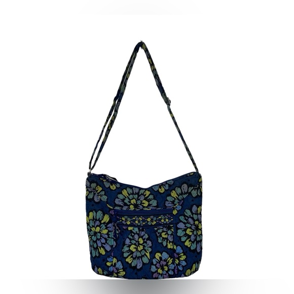 Vera Bradley Shoulder Bag Purse indigo Pop - Picture 2 of 9